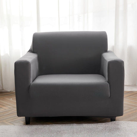 Housse canapé Gris anthracite - Housse de Fauteuil Extensible La Maison des Housses