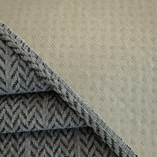 Housse canapé Gris Ardoise - Housse de Canapé Antidérapante en Tissu Herringbone La Maison des Housses