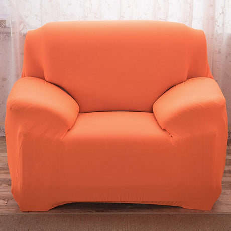 Housse canapé Orange - Housses Extensibles de Fauteuil et Canapé La Maison des Housses