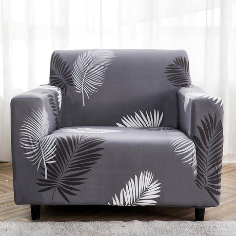 Housse fauteuil Gris Exotic - Housse de Fauteuil Extensible La Maison des Housses