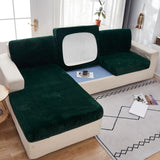 Vert - Housse en velours pour coussin de canapé La Maison des Housses