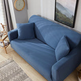 Housse canapé Bleu - Housses Gaufrées 100% Waterproof et Ultra résistantes Extensibles de Fauteuil et Canapé La Maison des Housses