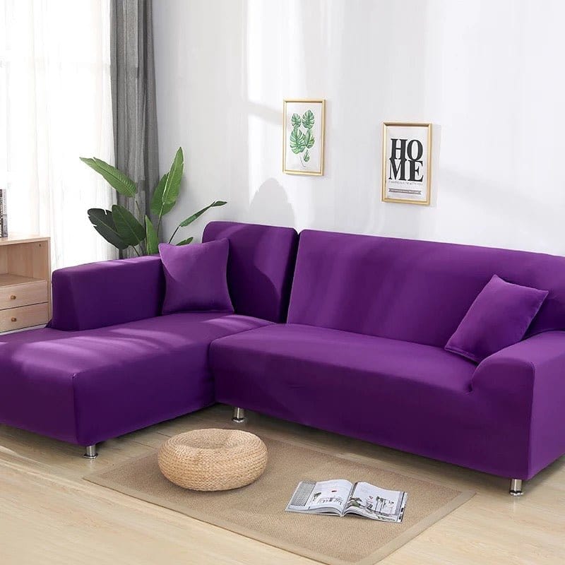 Housse canapé Purple - Housses Extensibles de Fauteuil et Canapé La Maison des Housses